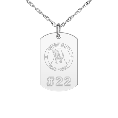 Assabet Valley Player’s Number Tag Small