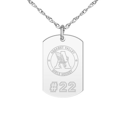 Assabet Valley Player’s Number Tag Small