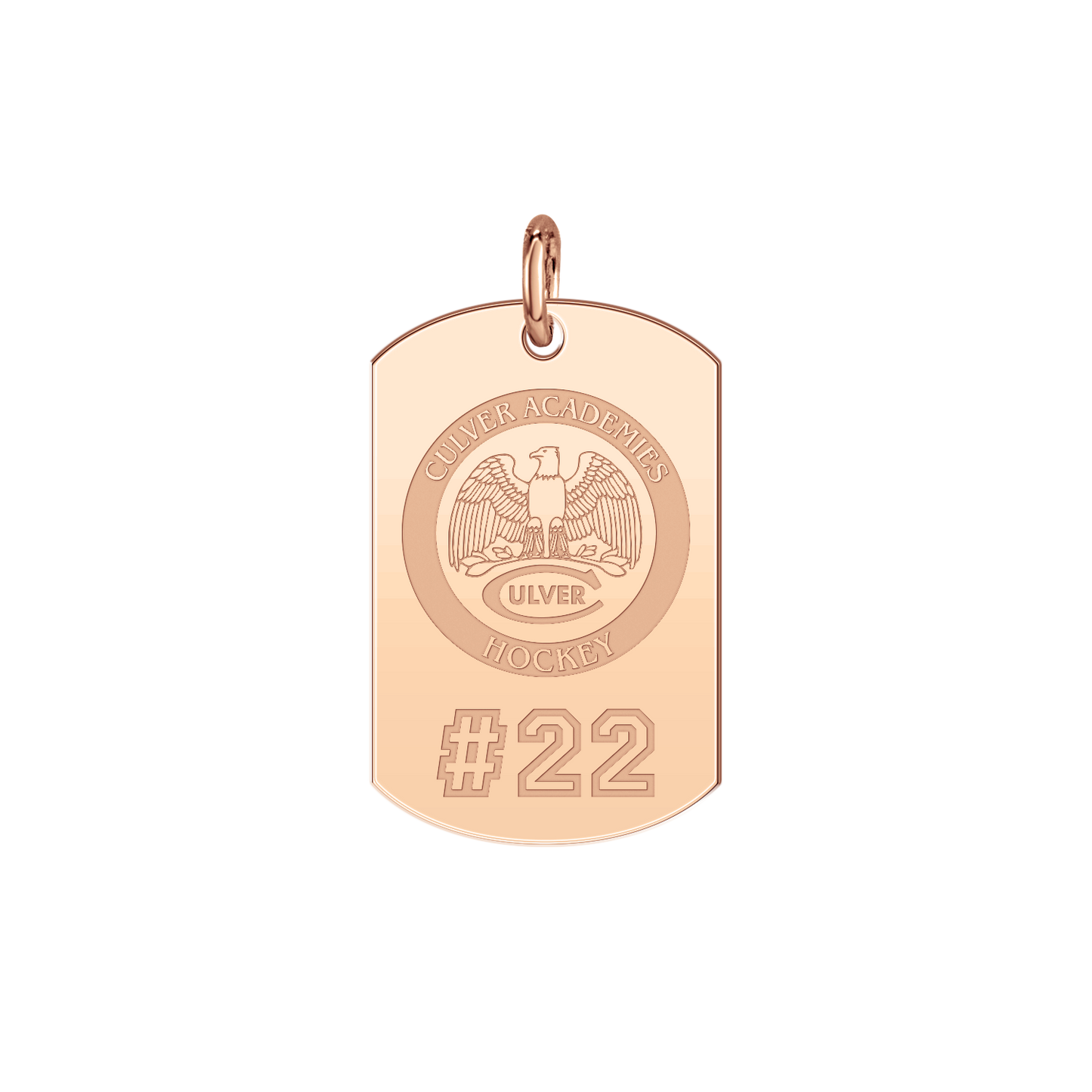 Culver Academy Player's Number Tag Small