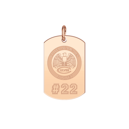 Culver Academy Player's Number Tag Small