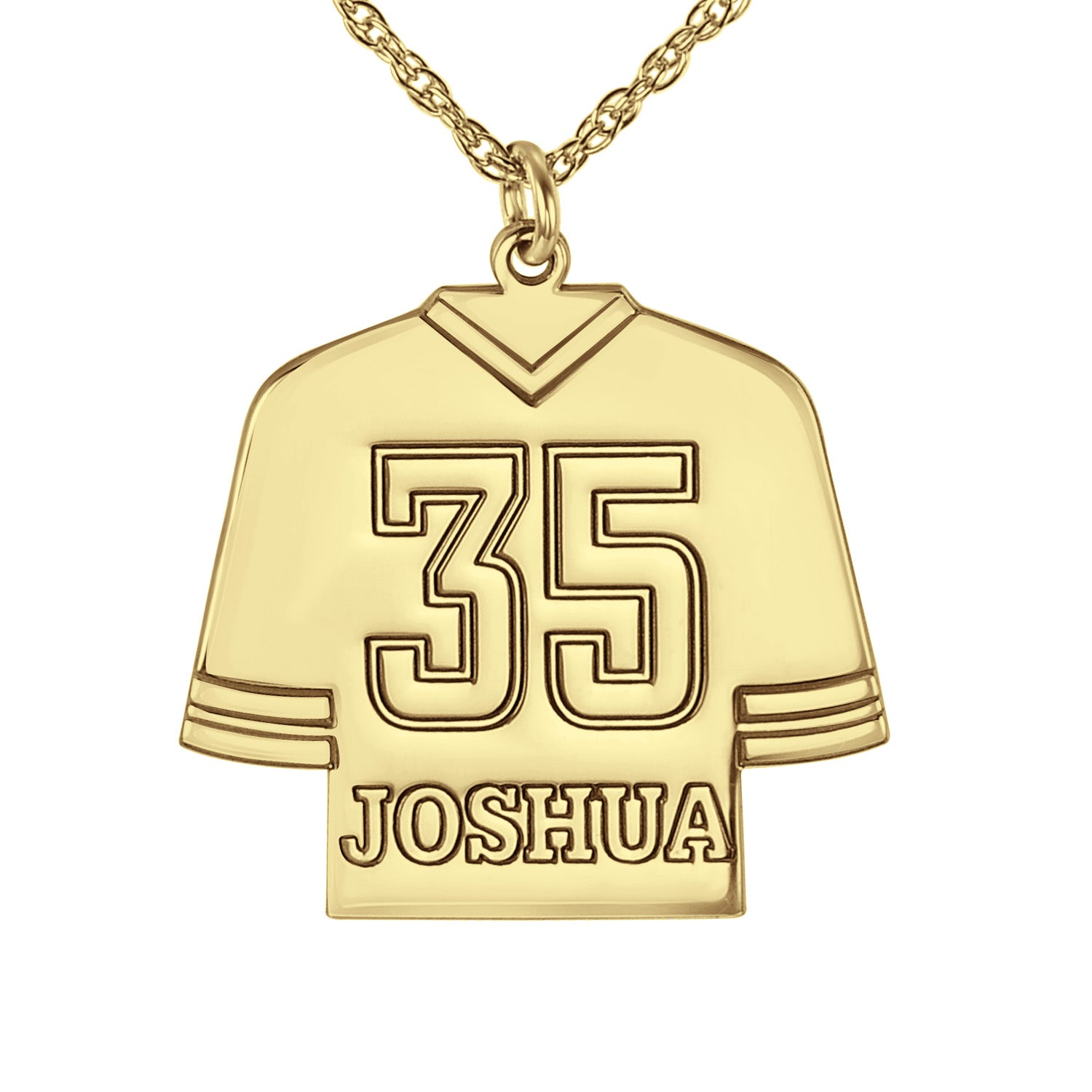 Custom Football Pendant w/ Number Jewelry — Afterlife Essentials