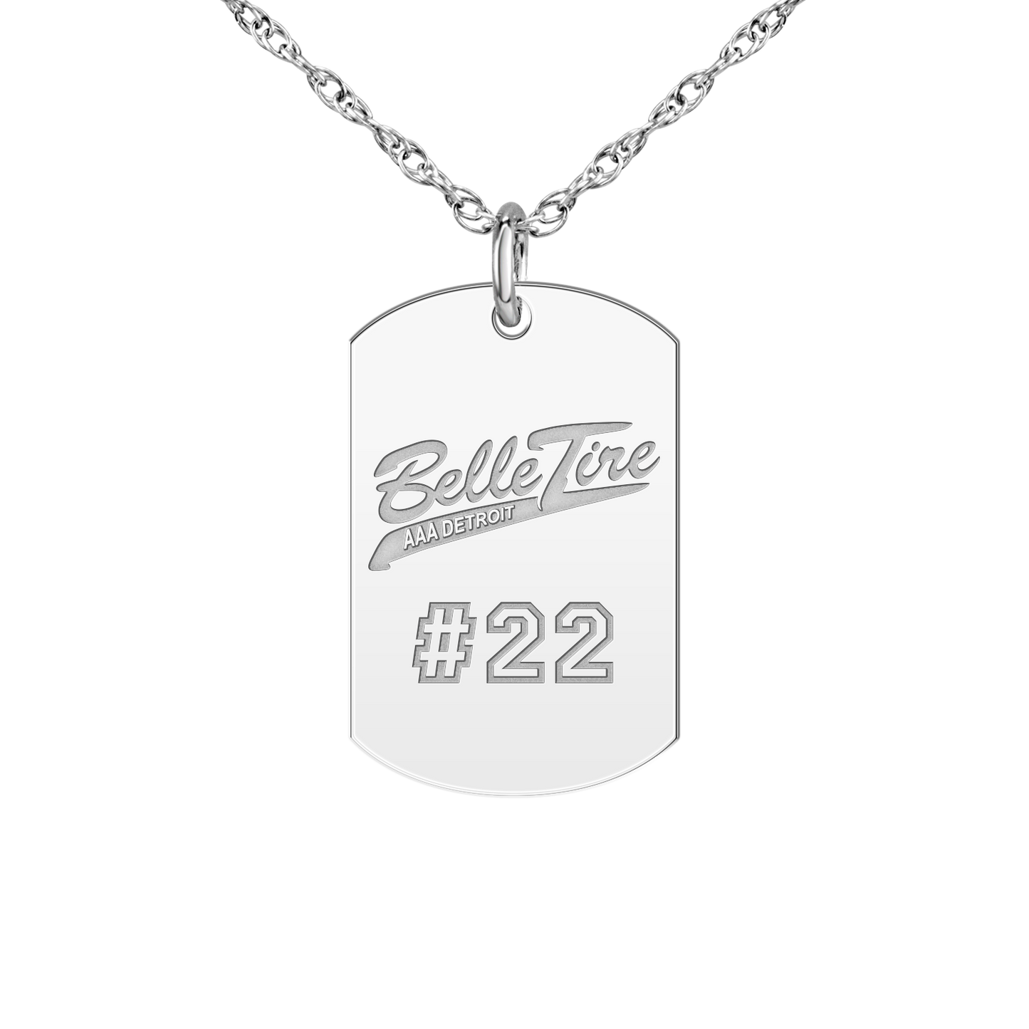 Belle Tire Players Tag Small