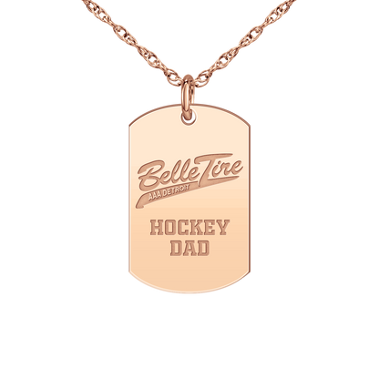 Belle Tire Hockey Dad Tag