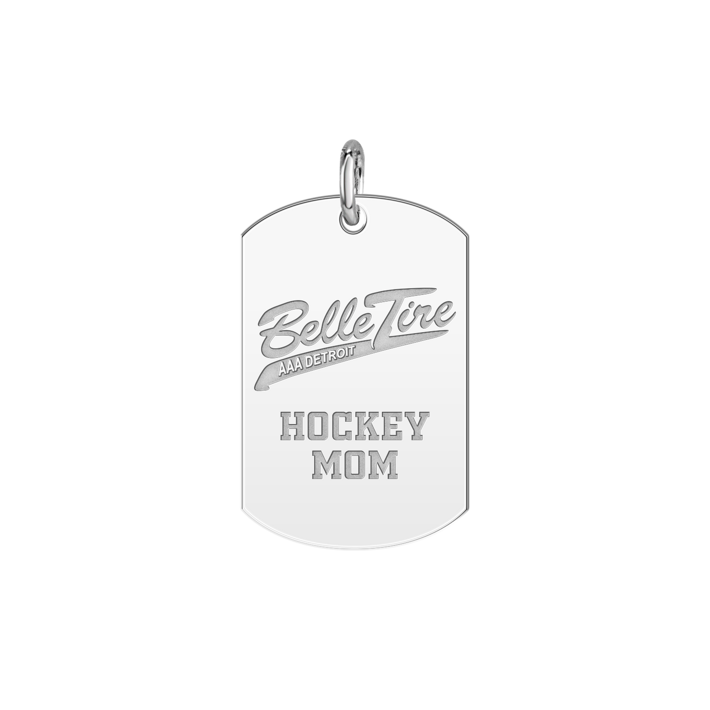 Belle Tire Hockey Mom Tag