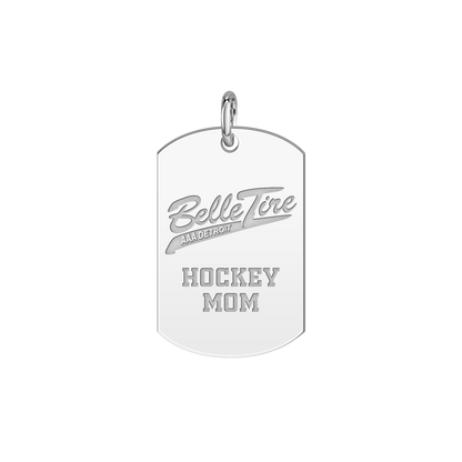 Belle Tire Hockey Mom Tag