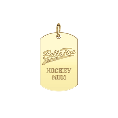 Belle Tire Hockey Mom Tag