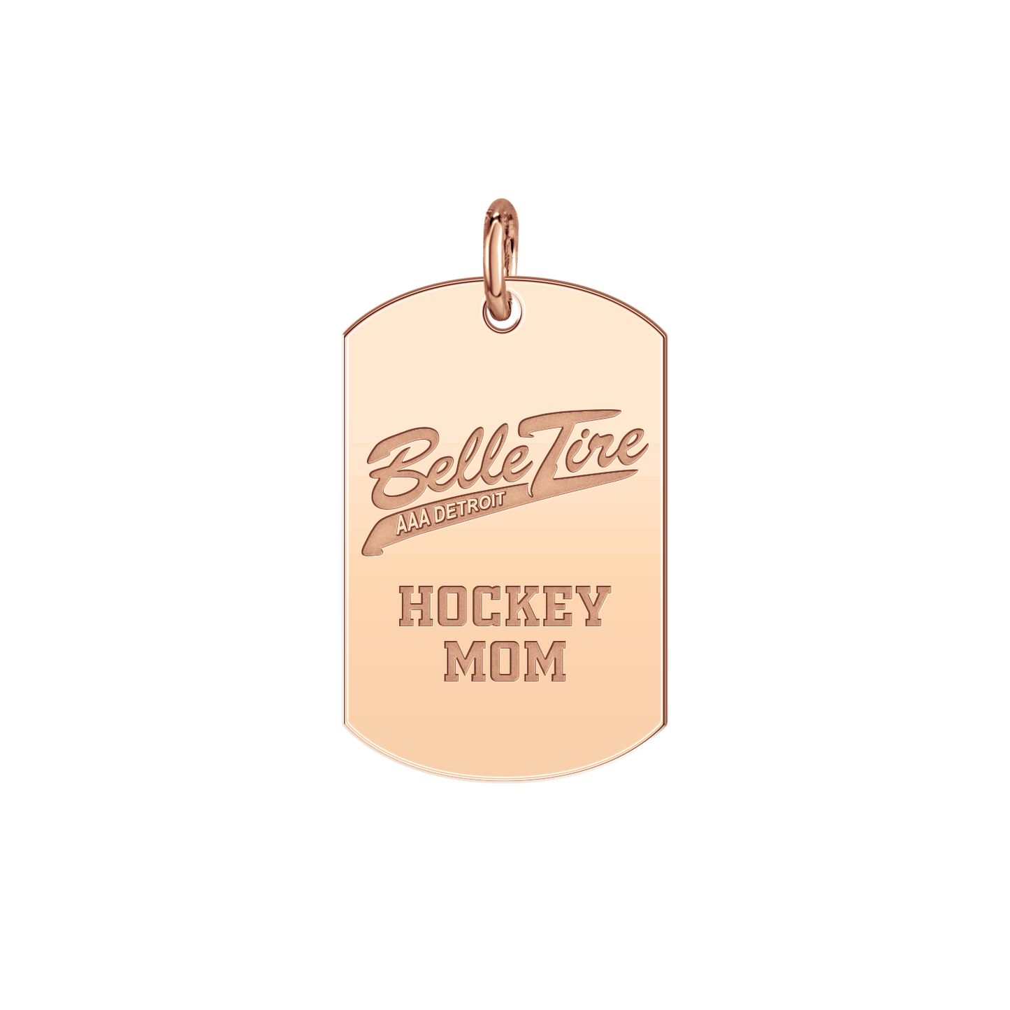 Belle Tire Hockey Mom Tag