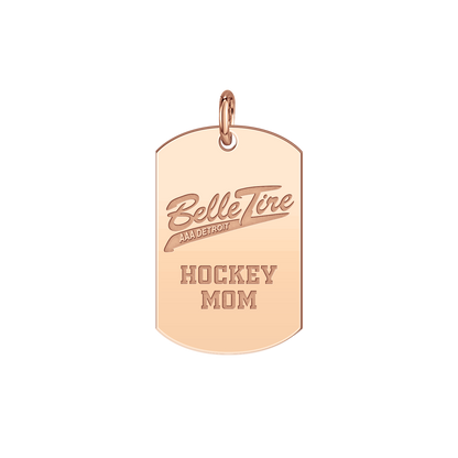Belle Tire Hockey Mom Tag