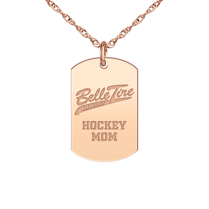 Belle Tire Hockey Mom Tag