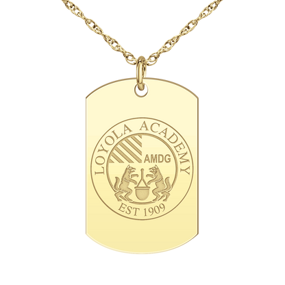 Loyola Academy Seal Tag Large