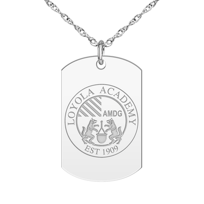 Loyola Academy Seal Tag Large