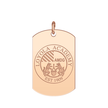 Loyola Academy Seal Tag Large
