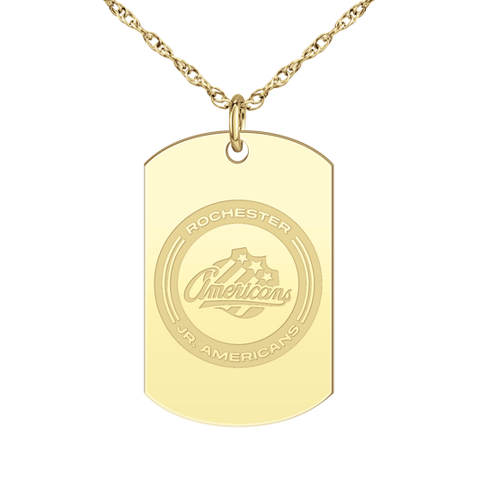 Rochester Jr. Americans Signature Tag Large