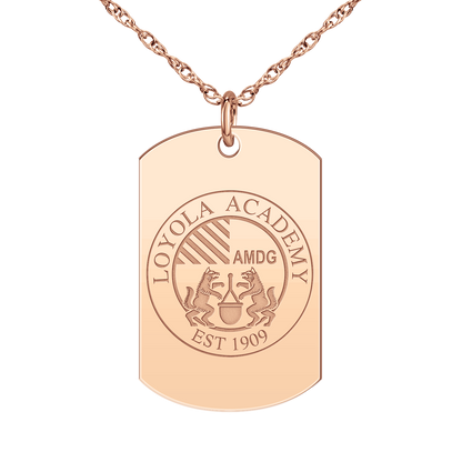 Loyola Academy Seal Tag Large