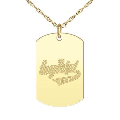 Honey Baked Hockey Signature Tag Large