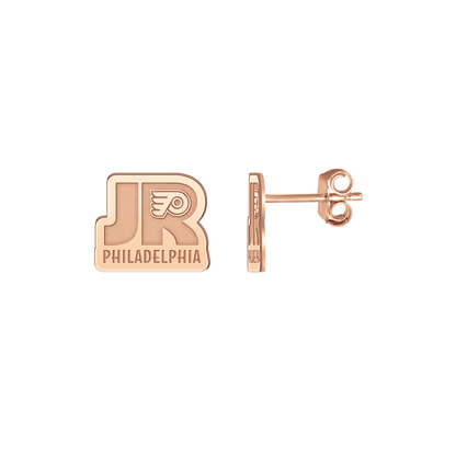 Philadelphia Jr Flyers Logo Earrings
