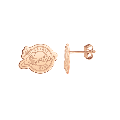 Saints Hockey Club Logo Earrings