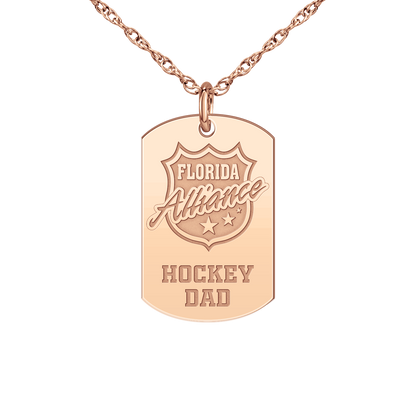Florida Alliance Hockey Dad Tag