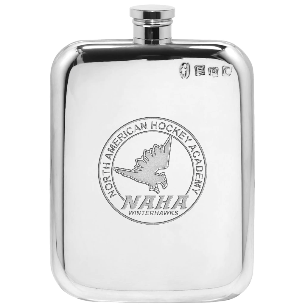 NAHA Logo Flask