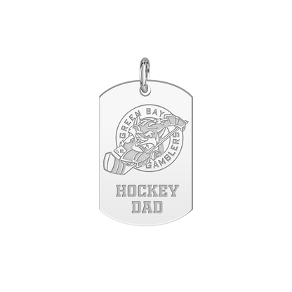 Green Bay Gamblers Hockey Dad Tag