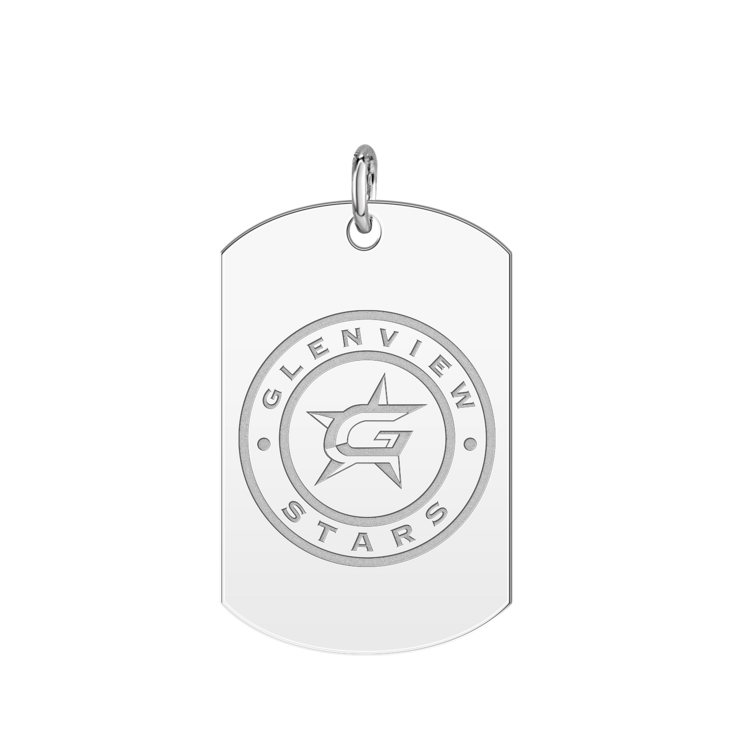 Glenview Stars Logo Tag Large