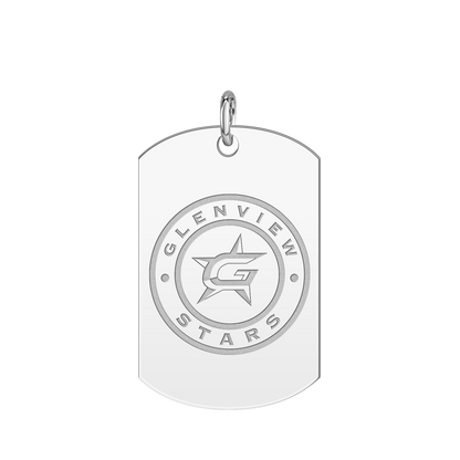 Glenview Stars Logo Tag Large