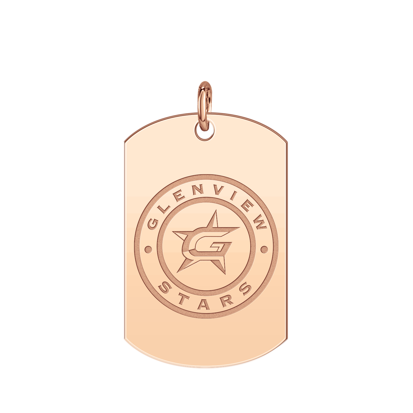 Glenview Stars Logo Tag Large