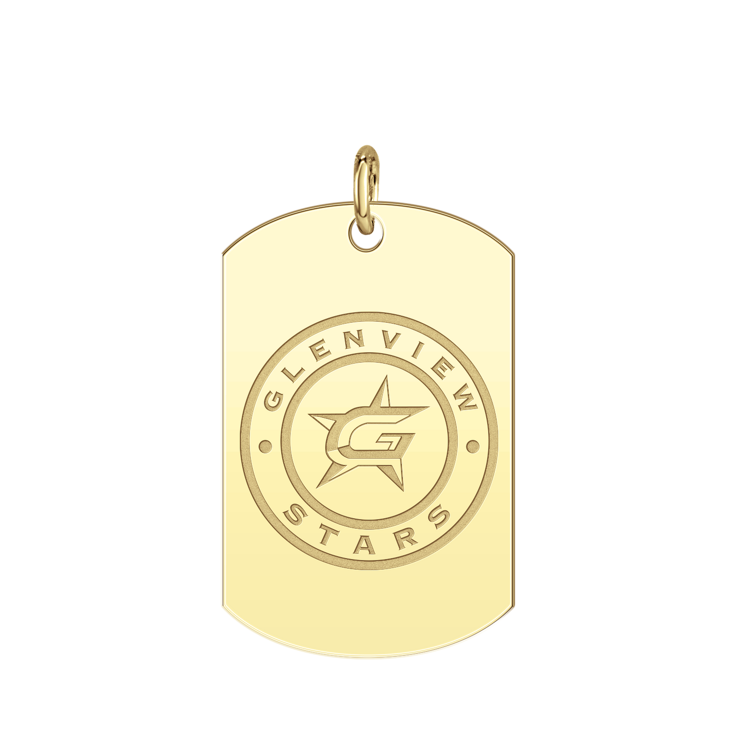 Glenview Stars Logo Tag Large