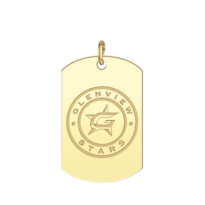 Glenview Stars Logo Tag Large