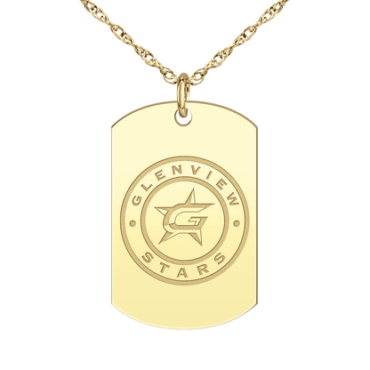 Glenview Stars Logo Tag Large