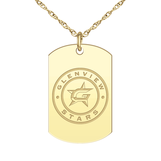 Glenview Stars Logo Tag Large