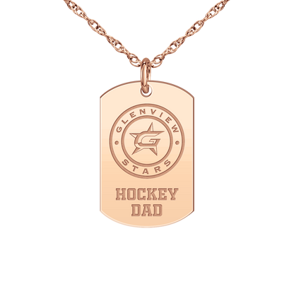 Glenview Stars Hockey Dad Tag