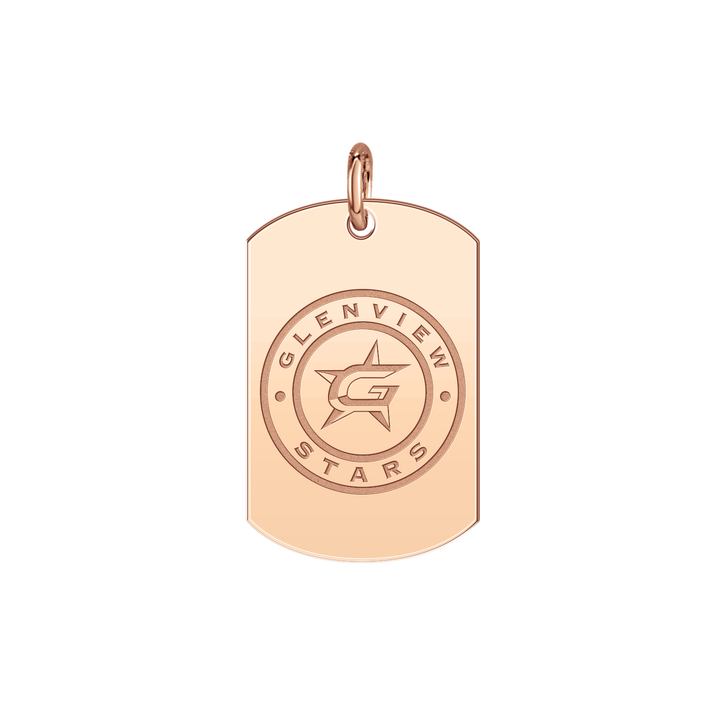 Glenview Stars Logo Tag Small