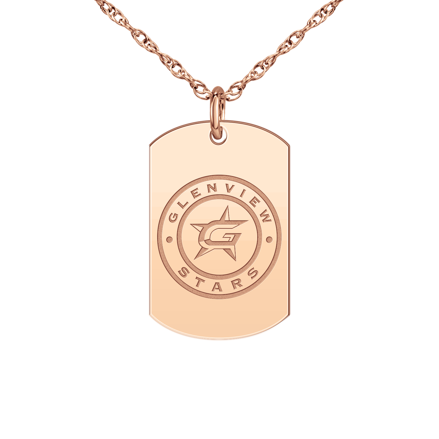 Glenview Stars Logo Tag Small