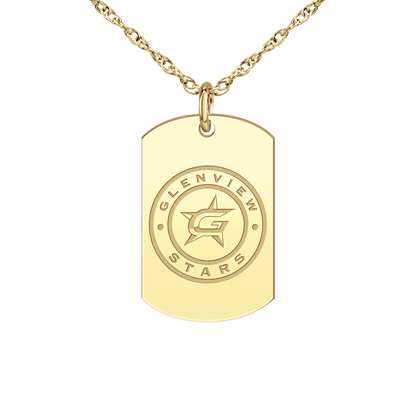 Glenview Stars Logo Tag Small