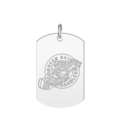 Green Bay Gamblers Logo Tag Large