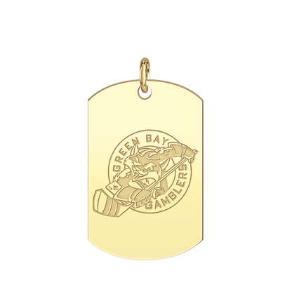 Green Bay Gamblers Logo Tag Large