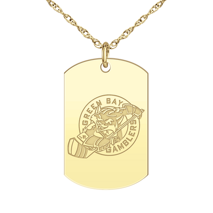 Green Bay Gamblers Logo Tag Large