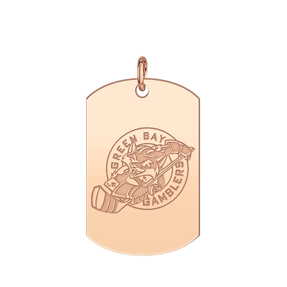 Green Bay Gamblers Logo Tag Large