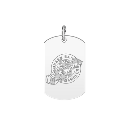Green Bay Gamblers Logo Tag Small