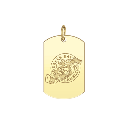 Green Bay Gamblers Logo Tag Small