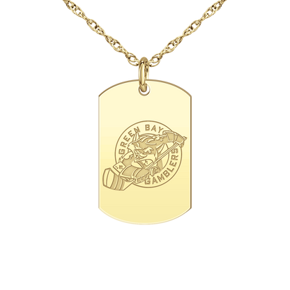 Green Bay Gamblers Logo Tag Small