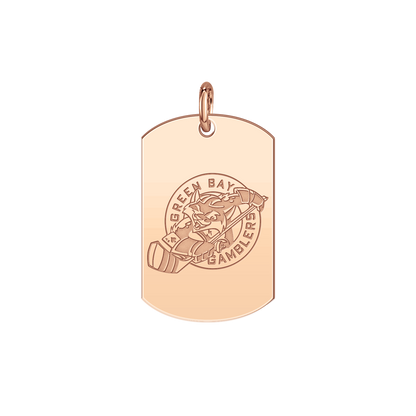 Green Bay Gamblers Logo Tag Small