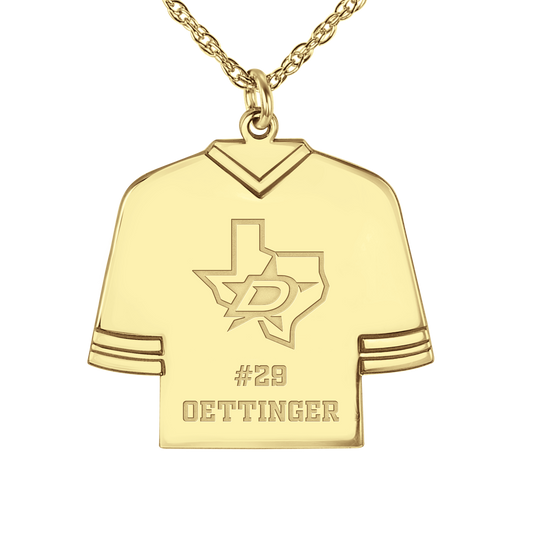 Dallas Stars Hockey Jersey Pendant