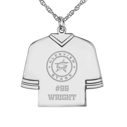 Glenview Stars Hockey Jersey Pendant