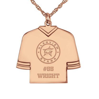Glenview Stars Hockey Jersey Pendant