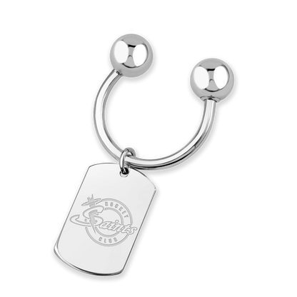 Saints Hockey Club Tag Key Chain