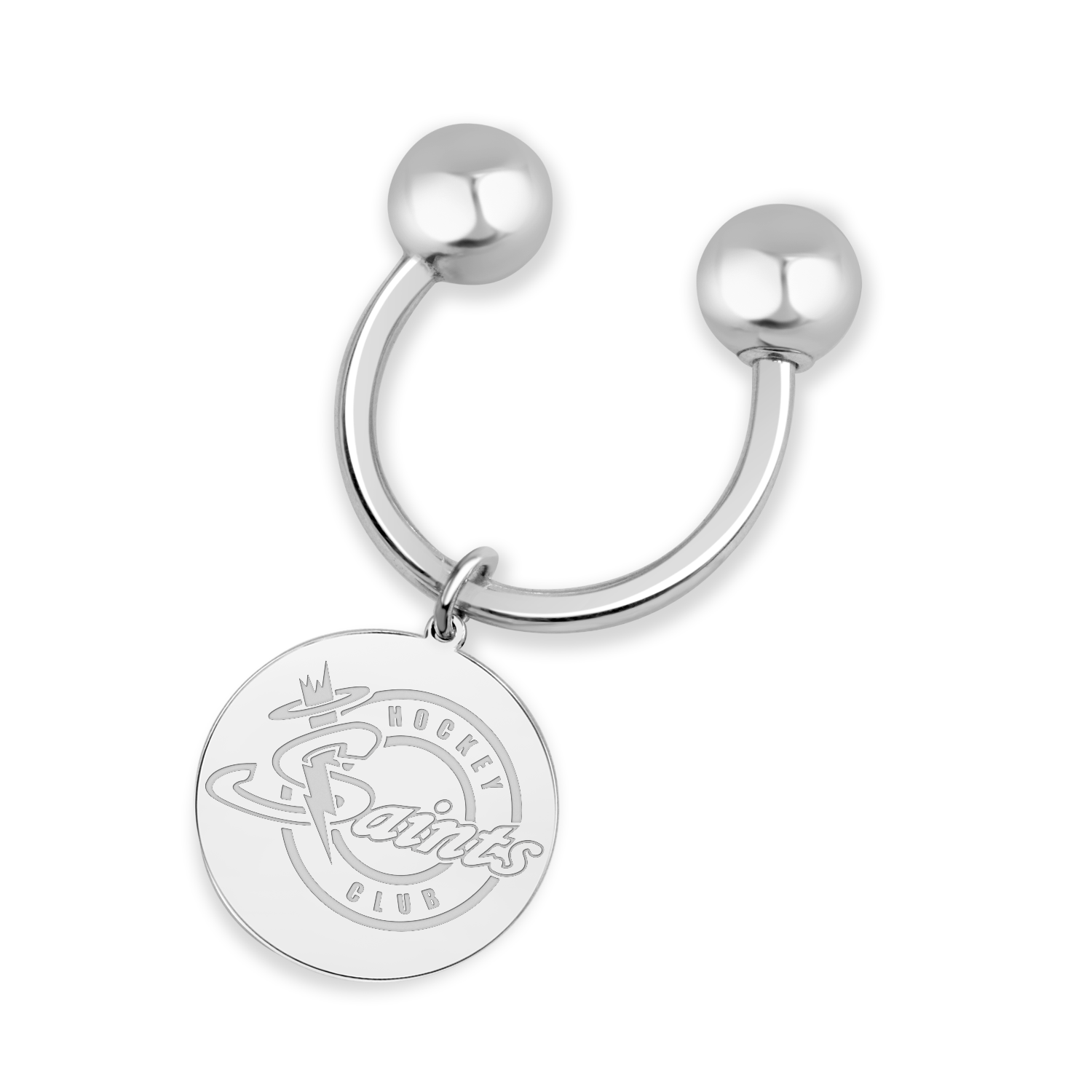 Saints Hockey Club Disc Key Chain