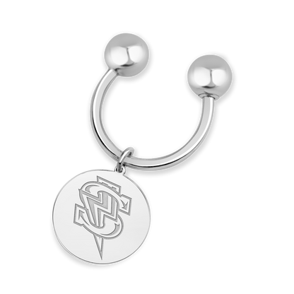 Windy City Storm Bolt Disc Key Chain