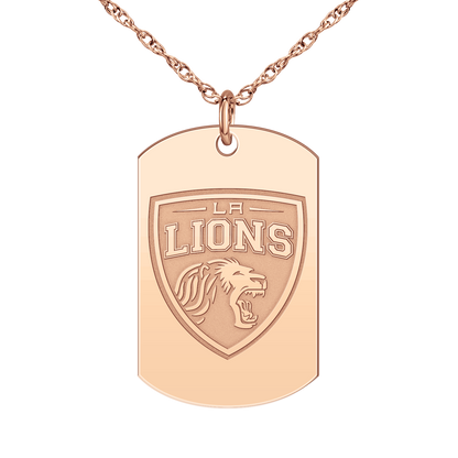 LA Lions Logo Tag Large